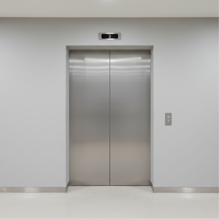 Plain Stainless Steel Auto Door